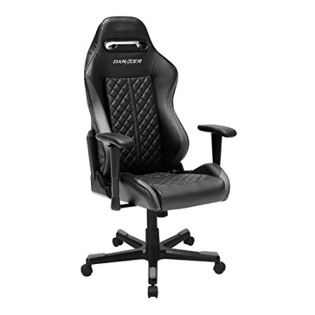 DXRacer Drifting Series DOH/DF73/NG Newedge Edition Racing Bucket Seat Office Chair Gaming Chair Ergonomic Computer Chair eSports Desk Chair Executive Chair Furniture With Pillows (Black/Grey)