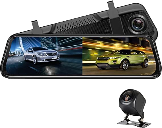 QAWACHH® Universal 9.66" Inch Car Video Recorder Full Hd 1080 Touch Screen (Black)