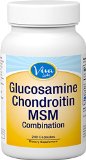 Viva Labs TRIPLE STRENGTH Glucosamine Chondroitin and MSM GUARANTEED Joint Agony Relief 240 Capsules