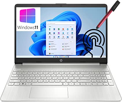 HP 2022 Newest 15 Laptop, 15.6" Touchscreen, Intel Quad-Core i5-1135G7 up to 4.2GHz (Beat i7-1065G7), 32GB DDR4 RAM, 1TB PCIe SSD, 802.11AC WiFi, Bluetooth 5.0, Windows 11 S, BROAG 64GB Flash Stylus