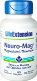 Life Extension Neuro-Mag Magnesium L-Threonat Vegetarian Capsules 90 Count