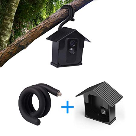 【Upgraded Version】 Koroao Blink XT2 Twist Mount Protective Weatherproof Housing   Flexible Twist Mount Pod Outdoor Mount Compatible with Blink XT/XT2 Camera. (Housing Bracket&pod)