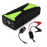 SUNSBELL 800A Multi-function 16800mAh 1216V Car Jump Starter Portable Power Bank Smart External Battery Charger with LED Flashlight Dual USB DC Output