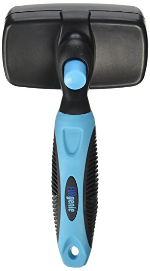 Pet Grooming Tool Self-Cleaning Slicker Brush For Small-Medium Size Dogs & Cats Short-Long Hair