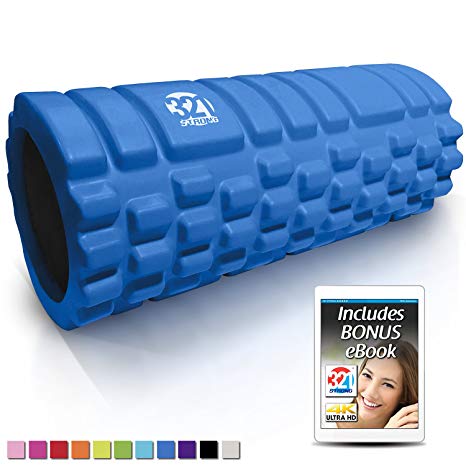 321 STRONG Foam Massage Roller - Deep Tissue Massager For Your Muscles & Back