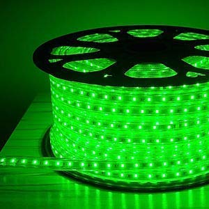Moonlight LED Strip Rope Light,Water Proof,Decorative led Light with Adapter.(Green, 2 Meter)