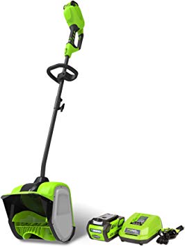 Greenworks 12-Inch 40V Cordless Snow Shovel, 4.0 AH Battery Included 2600702