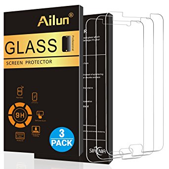 Galaxy Note 5 Screen Protector,[3 Packs]by Ailun,Tempered Glass,2.5D Edge,Ultra Clear,Anti-Scratch,Case Friendly-Siania Retail Package