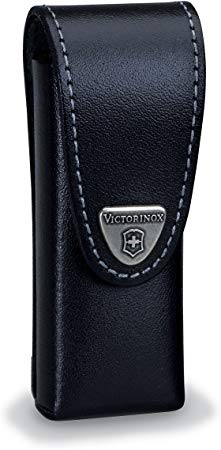 Victorinox Swisstool Belt Pouch, Medium, Leather Black