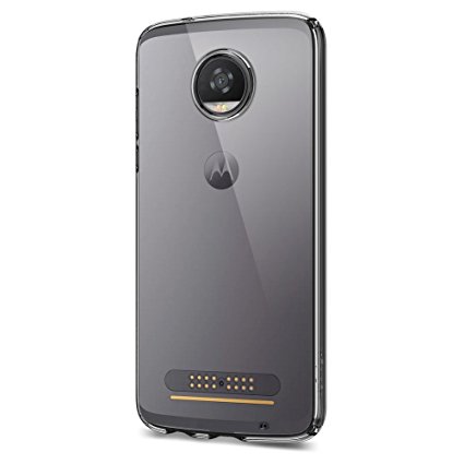 Spigen Liquid Crystal Moto Z2 Play Case with Slim Protection and Premium Clarity for Moto Z2 Play - Crystal Clear