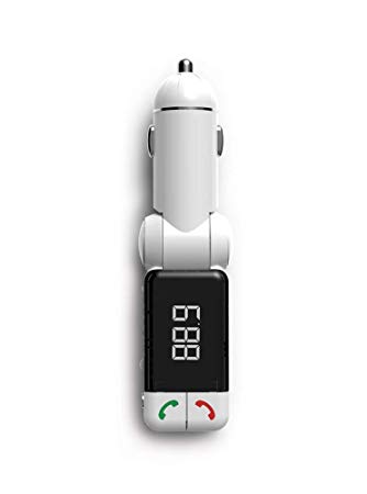 Bracketron Bluetooth FM transmitter (BT5-696-2) White (Renewed)