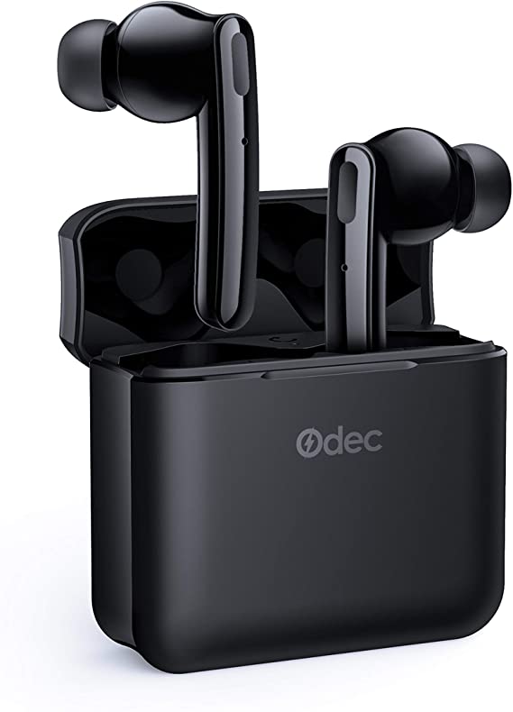 Wireless Earbuds Active Noise Cancelling, Odec ANC Bluetooth 5.0 Wireless Earphones with Charging Case, 4 Mics Clear Call, 30H Playtime in-Ear Hi-Fi Stereo TWS Headphones, USB-C, IPX8 Water-Resistant