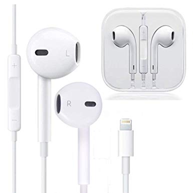 Earphones, Microphone Earbuds Stereo Headphones Noise Isolating Headset Made Compatible with iPhone Xs/XR / XS Max/iPhone 7/7 Plus iPhone 8/8Plus / iPhone X Earphones,Support All System