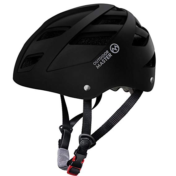 OutdoorMaster Multisport Helmet for Child & Youth - Adjustable Size & Washable Lining - 21 Vents Ventilation System