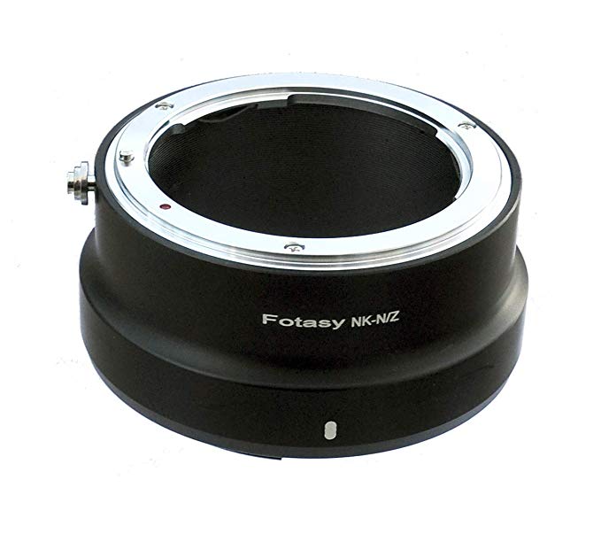 Fotasy Nikon F Mount Lens to Nikon Z50 Z6 Z7 Camera Adapter, Nikon FTZ Mount Adapter, Nikon F Z Adapter, Nikon Z Adapter F Mount, fits Nikon F Mount Lens & Nikon Z Mount Mirrorless Camera Z50 Z6 Z7