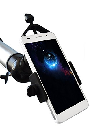 Universal Cell Phone Adapter Mount Compatible with Binocular Monocular Spotting Scope Telescope and Microscope For Iphone Sony Samsung Moto Etc Record the Nature of the World