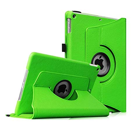 Fintie iPad mini 1/2/3 Case - 360 Degree Rotating Stand Case Cover with Auto Sleep/Wake Feature for Apple iPad mini 1/iPad mini 2/iPad mini 3, Green