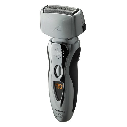 Panasonic ES8109S Men's 3-Blade (Arc 3) Wet/Dry Nanotech Rechargeable Electric Shaver with Vortex Cleaning System, Silver