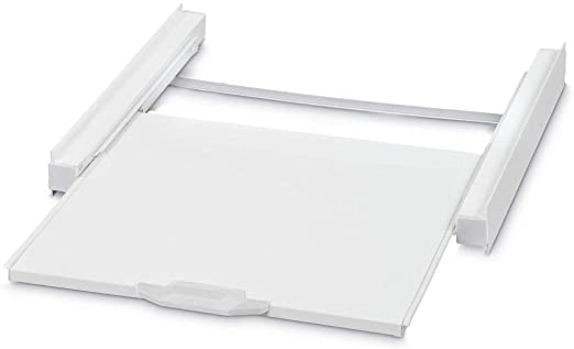 Xavax Stacking Kit for Washing Machines/Dryers with Sliding Shelf - White