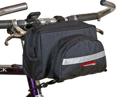 Bushwhacker Durango Black - Bicycle Handlebar Bag Cycling Front Pack Bike Bag