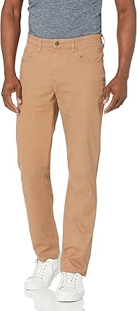 Amazon Essentials Men's Straight-Fit 5-Pocket Comfort Stretch Chino Pant (Previously Goodthreads)