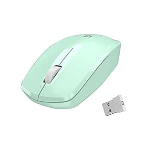 Portronics Toad 25 Wireless Mouse, 2.4 GHz with USB Nano Dongle, 1200 DPI Optical Tracking, Ambidextrous for PC, MacBook, Laptop (Green)