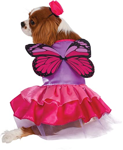 Rubies Costume Co Halloween Classics Collection Pet Costume, X-Small, Pink and Purple Fairy