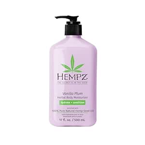 Hempz Limited Edition Vanilla Plum Hydrating Body & Hand Lotion 17 oz