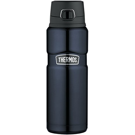 THERMOS Stainless King 24 Ounce Drink Bottle, Midnight Blue