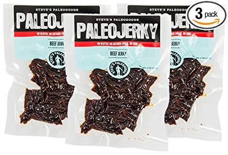 Steve's PaleoGoods, PaleoJerky Original Beef Jerky, 2 oz (Pack of 3)