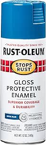 Rust-Oleum 7727830 Stops Rust Spray Paint, 12 oz, Gloss Royal Blue