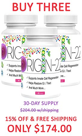 ORIGIN-22 | Cutting-Edge Gut & G.I. Regeneration | Clinically Researched | Pluripotent Stem Cell Induction