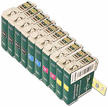 YoYoInk Remanufactured Ink Cartridges Replacement for Epson 200 200XL T200XL, 10 Pack (4 Black 2 Cyan 2 Magenta 2 Yellow) - With Ink Level Display Indicator