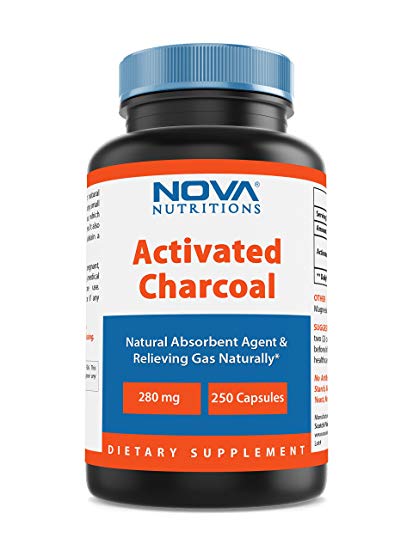 Nova Nutritions Activated Charcoal - 250 Capsule
