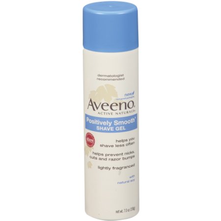 Aveeno Shave Gel with Natural Soy, 7 Ounce (Pack of 6)