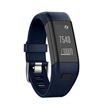 Garmin Vivosmart HR  Band,AMA(TM) Soft Silicone Wristband Replacement Bracelet Sport Strap Watch Accessory for Garmin Vivosmart HR Plus (Blue)