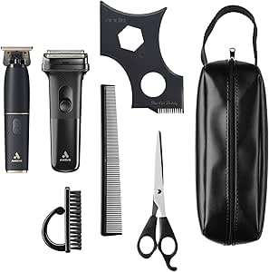 Andis BeSpoke Professional Trimmer & Shaver Combo, Corded/Cordless Hair Kit, Lithium-Ion Foil Shaver, Accessories, High-Speed Motor, Powerful Grooming