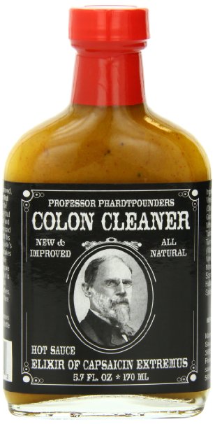 Professor Phardtpounders Colon Cleaner Hot Sauce, 5.7 Ounce