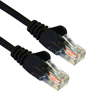 3m 3 metre black Cat5e Ethernet RJ45 High Speed Network Cable Lead Cat 5e