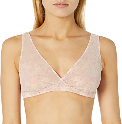 Amazon Brand - Mae Women's Velvet Flocked Bralette