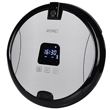 Vacuum Cleaning Robot, YIFAN JISIWEI S : Smart Automatic Vacuum Floor Cleaning Robot Remote Control RoboticClearner   Camera   WiFi - Silver(US Plug)