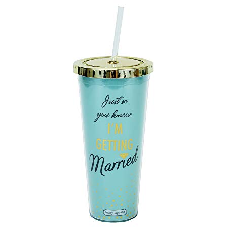 Mary Square 6448 Married 24 Oz Straw Tumbler