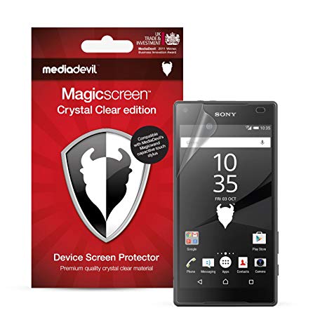 MediaDevil Screen Protector for Sony Xperia Z5 Compact - Crystal Clear Edition Film (2-Pack)