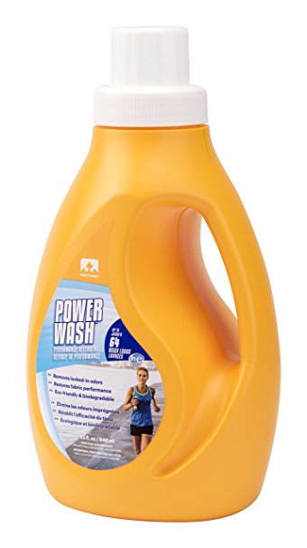 Nathan Power Sport Wash Laundry Detergent/ Performance Detergent for High Performance Athletic Wear, Natural & Eco-Friendly