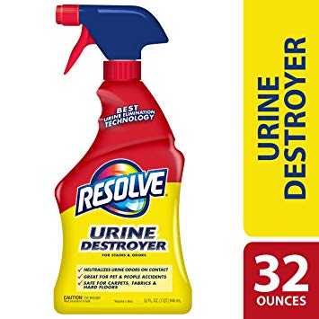 Resolve Urine Destroyer Spray Stain & Odor Remover, 32 Fluid Ounce