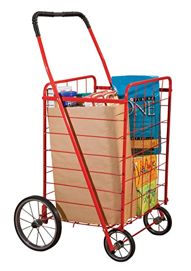 Miles Kimball Deluxe Steel Shopping Cart XL