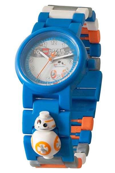 LEGO Watches and Clocks Boy's 'Star Wars BB-8' Quartz Plastic Casual watch, Color:Blue (Model: 8020929)