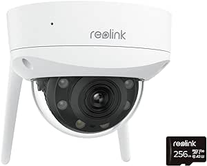 REOLINK RLC-843WA with 256GB microSD Card Bundle, 4K 8MP Vandal Proof Camera, Wi-Fi 6 New Tech