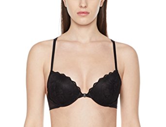 Madeline Kelly Women's Lightly Lined Lace Demi Racerback with Front Closure