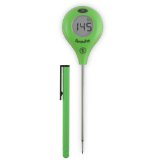 ThermoWorks ThermoPop Super-Fast Thermometer with Backlit Rotating Display Black